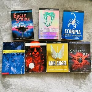 #1 New York Times Best Selling Author, Anthony Horowitz Set of 7 Paperbacks